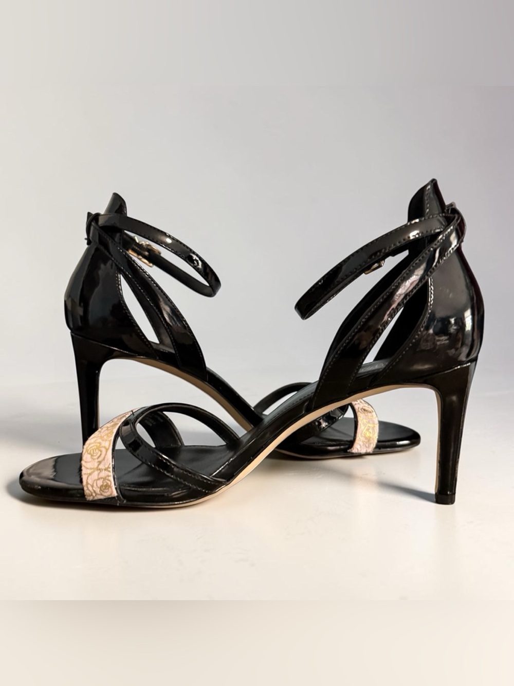Nwot Michael Kors Patent Leather Strappy high Heel sandal - Picture 6 of 11